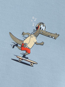 NAME IT Sweatshirt Alexander Blue Fog Skater